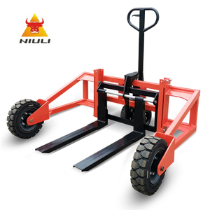NIULI горячая продажа 1000 кг 1250 кг гидравлическая ручная тележка для перевозки поддонов погрузчик для пересеченной местности