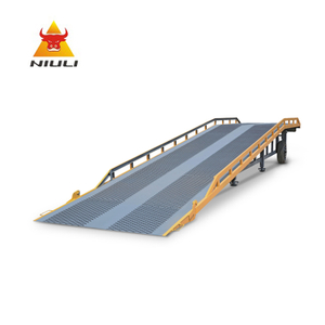 NIULI 10-тонная мобильная рампа для погрузочных площадок Регулируемая высота рампы для вилочного погрузчика