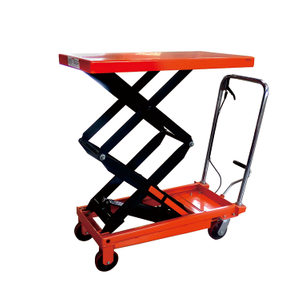NIULI Factory Direct Outlet Small Cart Cart Table Двойной ножничный подъемник для склада